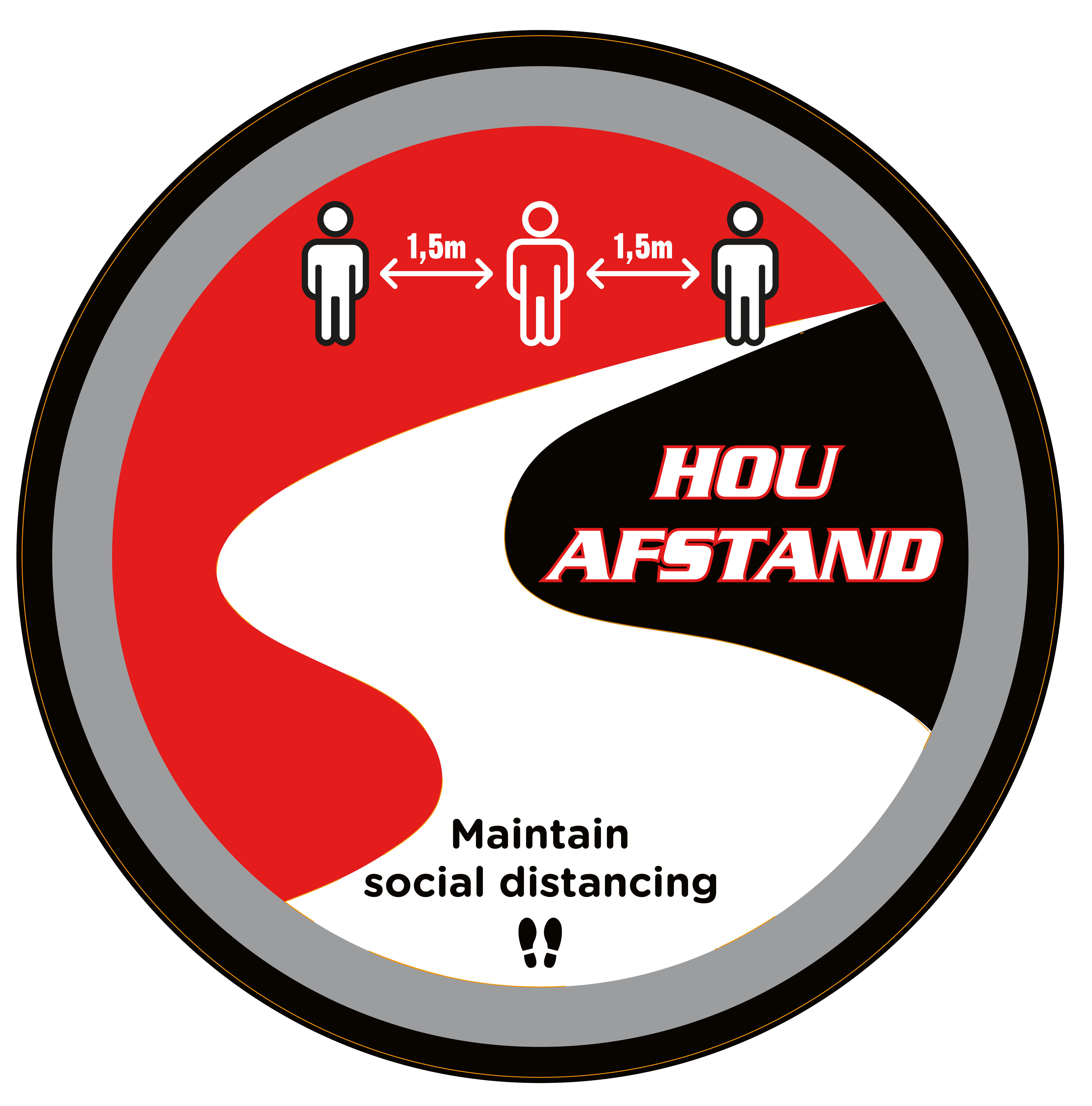 Worldkarts - SocialDistance Sticker